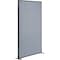 Global Industrial 36-1/4W x 96H Freestanding Office Partition Panel, Blue 695788FBL - alternate 1